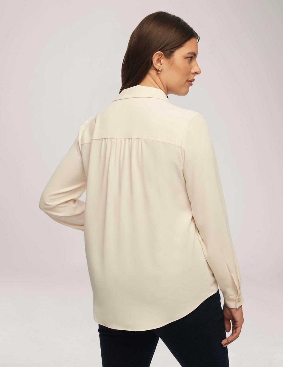 Hauts Anne Klein Long Sleeve Shirt With Pocket   | ODV-1599592